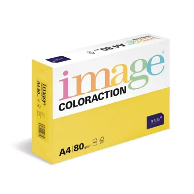 Immagine prodotto di Antalis Coloraction, per fotocopie, A4 (210x297 mm), 500 fogli, 80 g/m², giallo, 100%