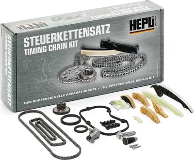 Produktbild von HEPU 21-0308 Steuerkettensatz Steuerkette für VW GOLF VI (5K1) Golf V Schrägheck (1K1) TIGUAN (5N) Passat Variant (3C5) für AUDI A4 Avant (8K5, B8)