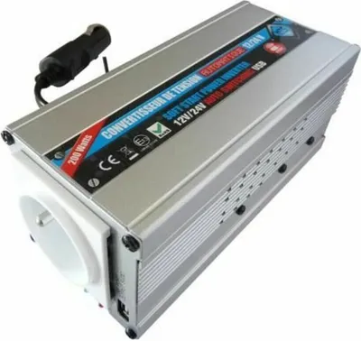 Immagine prodotto di Convertitore di potenza HTC EQUIPEMENT 433090 200 W 12 V 240 V