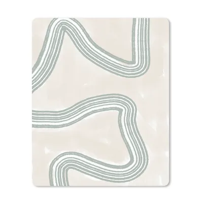 Produktbild von MuchoWow® Mauspad Mousepad Linie - Abstrakt - Design 19x23 cm - Mousepads - Maus Mat - Pad - Mausunterlage - Mauspads - Spielen