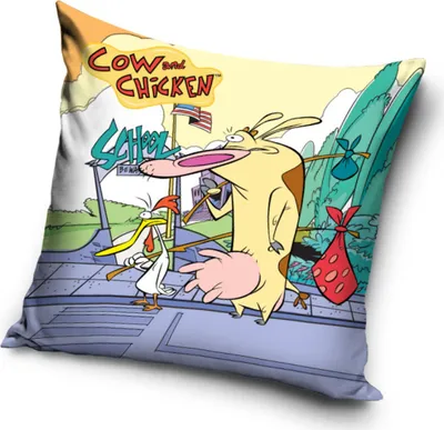 Zdjęcie produktu dla Poszewka na poduszkę Cow nad Chicken Záškoláci