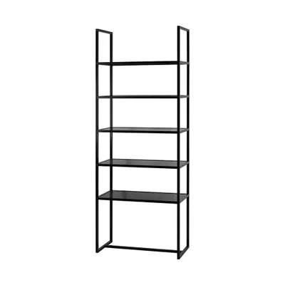 Produktbild von Regal „Construct-Black“ – Modernes Designregal mit 5 Ablagen