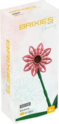 Produktbild von BRIXIES Brixies Plus Gerbera Lachs 0