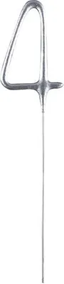 Produktbild von Wunderkerzen silber Zahl 4, 17cm