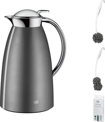 Zdjęcie produktu dla alfi GUSTO Isolierkanne 1,0l – Vorteilsset mit Reinigungsbürste CLEAN FIX 30 cm