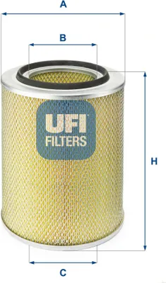 Produktbild von Luftfilter UFI 27.183.00 für IVECO EuroCargo I-III Filtereinsatz