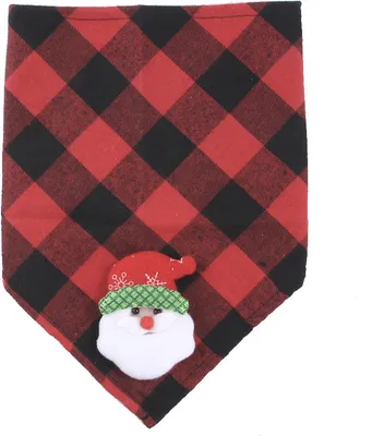 Produktbild von INF Festliches Weihnachtskostüm-Set für Haustiere (3er-Pack) Rot