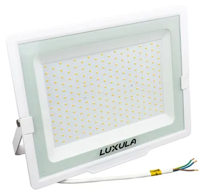 Obrázok produktu pre LUXULA LED reflektor, 200 W, 3000 K (teplá biela), farba: biela, stupeň krytia: IP65