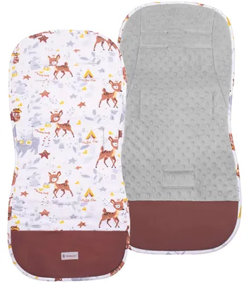 Productafbeelding van Inlegkussen - Kinderwagenmatras - Kinderwagen Accessoires - Katoen - Polyester - Dieren - Veelkleurig - 37 x 78 cm