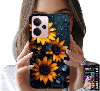 Zdjęcie produktu dla Etui Do Realme 14 5G / 14T - Słoneczniki, Słonecznik, Kwieciste Wzory