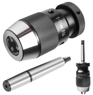 Immagine prodotto di Mandrino autoserrante B16 (1-16 mm) con cono MK2/MT2 per tornio