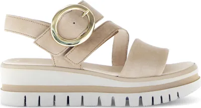Produktbild von Gabor Sandalette 4.627, Rauleder, Beige, Damen