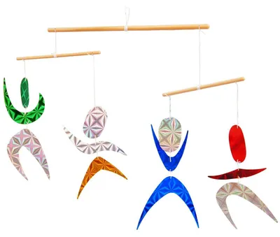 Image de Mobile coloré pour bébés | Jouet Montessori pour le change | Stimulation visuelle