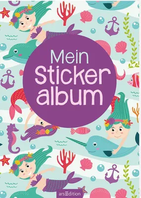 Produktbild von Mein Stickeralbum - Meerjungfrauen