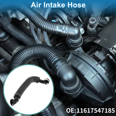 Image de Tuyau D'Admission D'Air Du Moteur N°11617547185 Tuyau D'Admission D'Air Pour Bmw Série 5 545I E61 2004-2009 En Caoutchouc