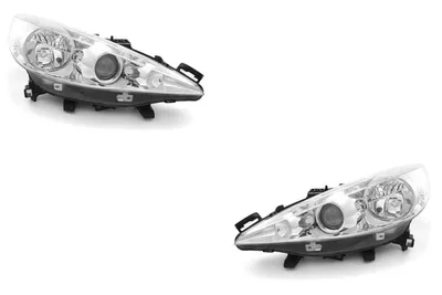 Produktbild von Scheinwerfer passend für Peugeot 207 02/2006- H1 H7 H7 Satz Links Rechts 620896 620696 Johns