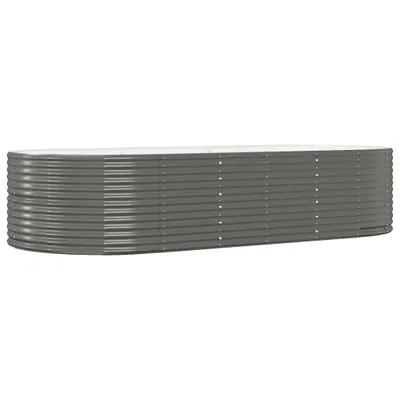 Immagine prodotto di Letto rialzato Grigio 291x140x68 cm Acciaio verniciato a polvere