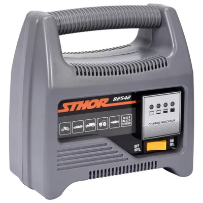 Image de Chargeur de batterie 12V 6A 90Ah LED