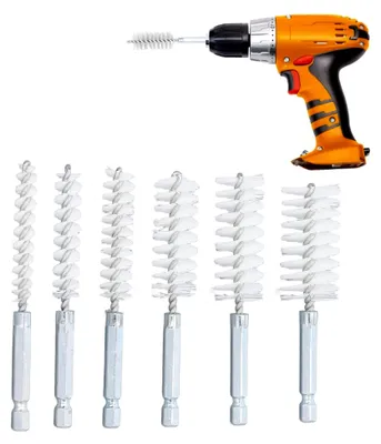 Produktbild von 6 Stück Drahtbürsten für Bohrmaschinen, verschiedene Größen