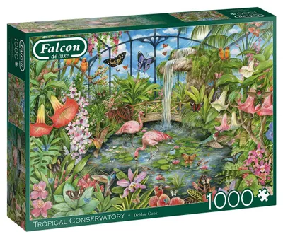 Produktbild von Falcon de luxe Tropical Conservatory - 1000 Teile, 1000 Stück(e), Flora & Fauna, 12 Jahr(e)