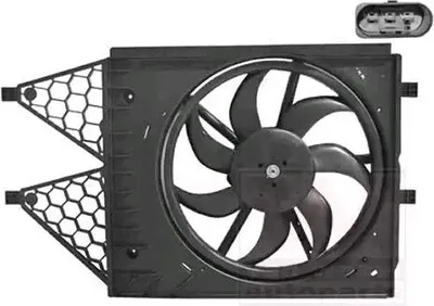 Produktbild von VAN WEZEL 0301747 Lüfter Motorkühlung Kühlerlüfter für VW Polo Schrägheck (6R1, 6C1) Wasserkühler