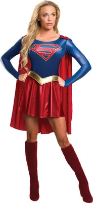 Obrázok produktu pre Supergirl - Dámsky kostým BN4937 (M) (Červená/modrá)
