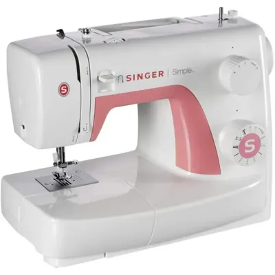 Zdjęcie produktu dla SINGER Simple 3210, Biały, Manualna maszyna do szycia, Szycie, Czterostopniowy, Mechaniczny, 420 mm