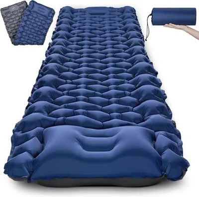 Produktbild von Ultralichtes, selbstblähtbares, großes Luftbett für Camping, Selbstauflauf, Isomatte für Trekking und Strand