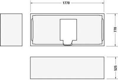 Produktbild von DURAVIT 792444000000000 Wannenträger f.#700492 Duravit 792444000000000 No.1