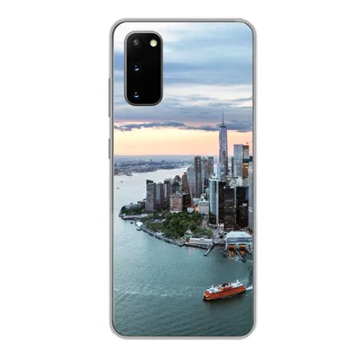 Produktbild von MuchoWow® Handyhülle Schutzhülle Hülle für Samsung Galaxy S20 Luftaufnahme von New York Silikon Softcase Handy Hülle - Bild