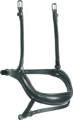 Produktbild von Velociti - Nasenriemen mit Sperrriemen, Leder ER1072 (Pony) (Schwarz)