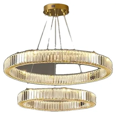 Image de Suspension, design moderne, température de couleur réglable, 2 circuits, intensité variable par télécommande