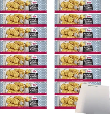 Produktbild von Hofgut Erdnussplätzchen VPE (16x150g Packung) + usy Block