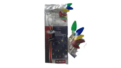 Produktbild von 10 LED Lichterkette Beleuchtung Kette Weihnachten Leuchtkette warmweiß Innen 1m“