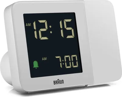 Image de Braun BC 015 W-DCF Réveil radio à projection blanc