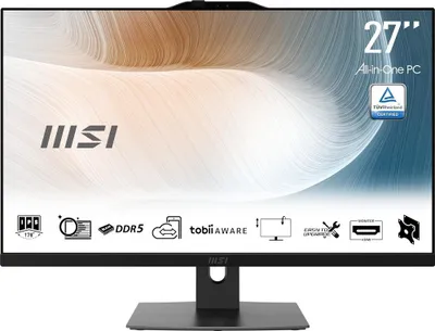 Produktbild von MSI Modern AM272P 12M-1063AT All-in-One schwarz 27" 68.6cm FHD Display Intel Core - All-in-One mit Monitor - Core i5