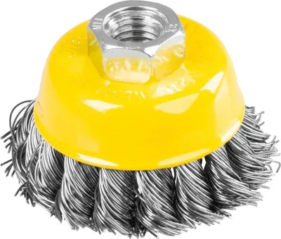 Zdjęcie produktu dla Szczotka Strend Pro TCB-500 65 mm, szczotka garnkowa, pleciona, M14x2, drut 0,35 mm