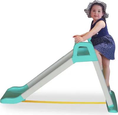 Image de toboggan Funny junior 145 x 59 x 79 cm turquoise/gris