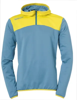 Obrázok produktu pre Kempa EMOTION 2.0 QUARTER ZIP HOODY, dove blau/limonengelb