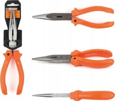 Produktbild von Verlängerte Zange mit geraden Kunststoffgriffen Cr-V 200 mm Polax