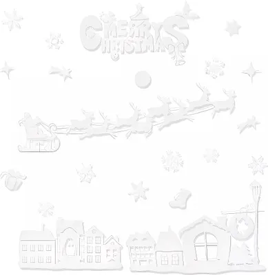 Image de Autocollants de fenêtre de Noël Ruhhy 22305