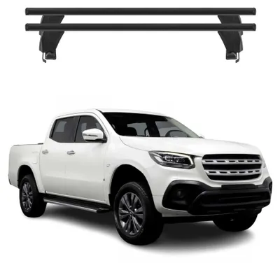 Produktbild von Menabo Dachträger Grundtäger für Mercedes X Klasse 2017-2020 ABE Alu Schwarz 2x