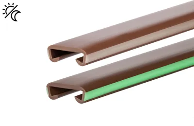 Immagine prodotto di QUEST Corrimano per scale FOTO PVC 40x8mm, marrone