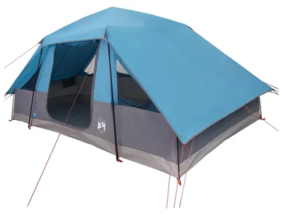 Produktbild von vidaXL Familienzelt mit Regenschutz wasserdicht 6 Personen Blau