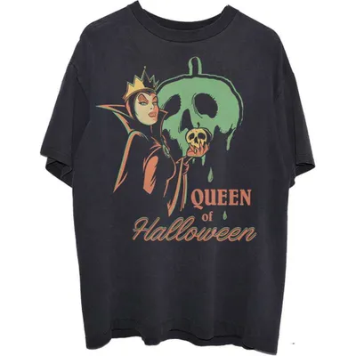 Immagine prodotto di Disney | Maglietta ufficiale della band | Biancaneve Regina di Halloween, taglia XL, nera
