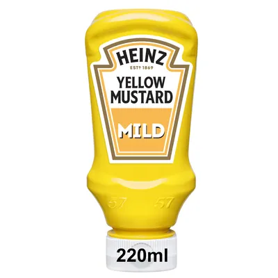 Zdjęcie produktu dla Heinz American Mustard Łagodna musztarda w stylu amerykańskim 220ml