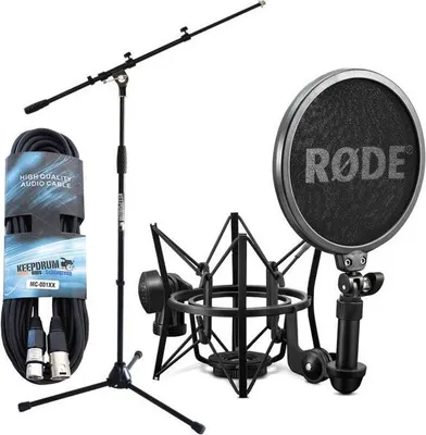 Produktbild von Rode SM6 Mikrofon-Spinne mit Mikrofonständer mit Mikrofonkabel