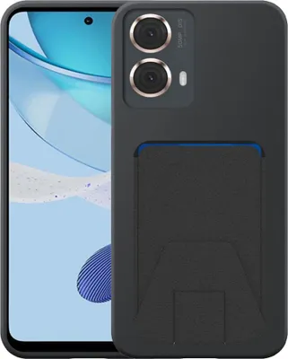 Obrázek produktu pro Vhodné pro Motorola Moto G 2023 Pouzdro na telefon s nastavitelným koženým krytem - Flexibilní zadní kryt Pouzdro ze silikonu TPU s nastavitelným koženým krytem - černé - Smartphonics