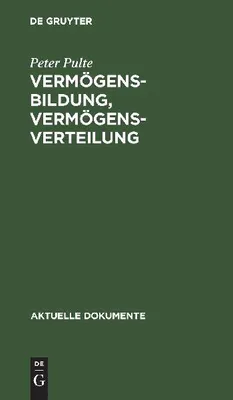Produktbild von Vermögensbildung, Vermögensverteilung