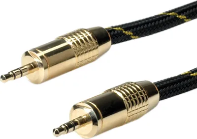 Produktbild von ROLINE GOLD 3,5mm Audio-Verbindungskabel ST/ST, 2,5 m